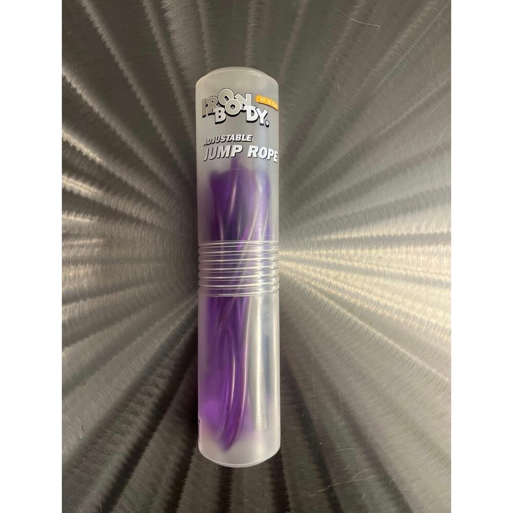 Iron Body Adjustable Jump Rope Purple - Excellent Condition! - Picture 2 of 2